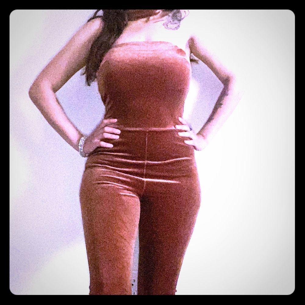 Copper Romper with Choker